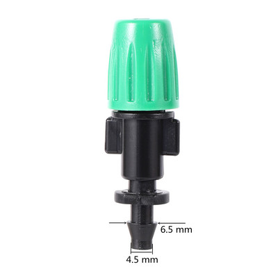 100 gab. Zaļās miglošanas izsmidzināšanas sprausla, siltumnīcas dzesēšana, mitrināšana dārza apūdeņošanas smidzinātājs dārza piederumi