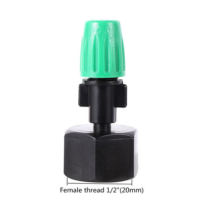 100 gab. Zaļās miglošanas izsmidzināšanas sprausla, siltumnīcas dzesēšana, mitrināšana dārza apūdeņošanas smidzinātājs dārza piederumi