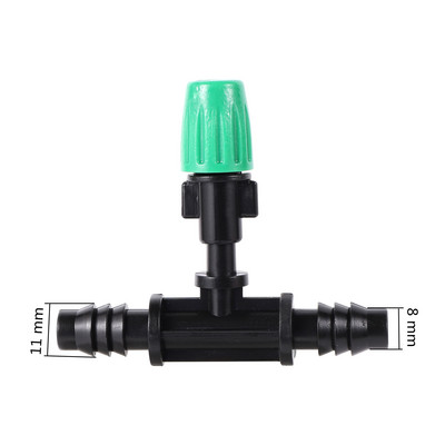 100 gab. Zaļās miglošanas izsmidzināšanas sprausla, siltumnīcas dzesēšana, mitrināšana dārza apūdeņošanas smidzinātājs dārza piederumi