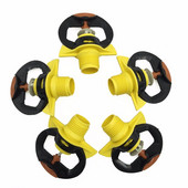 50 gab G1/2`` tauriņa formas izsmidzinātas rotācijas miglas miglas mikrosprauslas dārza zāliena apūdeņošanas sistēmām lauksaimniecībai un dzesēšanai