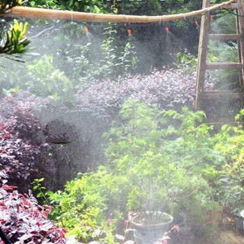 5m 10m Σύστημα άρδευσης Micro Spray 4/7mm Εύκαμπτος σωλήνας DIY Ρυθμιζόμενος ψεκαστήρας Εξωτερικών φυτών Θερμοκηπίου Κήπος Αυτόματο Πότισμα Κιτ
