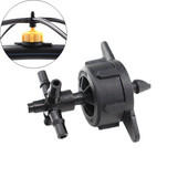 100 бр. 2L 4L 8L капкообразувател за компенсиране на налягането с конектори за бодли за 1/8" микротръбна стрелка капкообразувател Фитинги за капково напояване