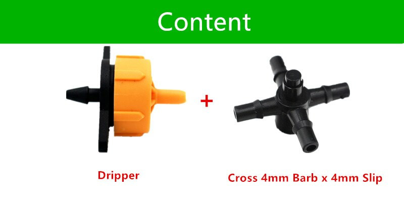 100 бр. 2L 4L 8L капкообразувател за компенсиране на налягането с конектори за бодли за 1/8" микротръбна стрелка капкообразувател Фитинги за капково напояване