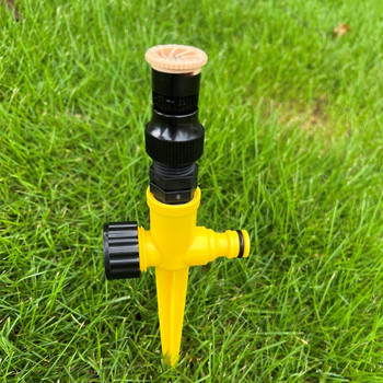 360-градусови пръскачки за напояване на градината Автоматично напояване Регулируеми дюзи за пръскане Спринклер за напояване на градинско земеделие