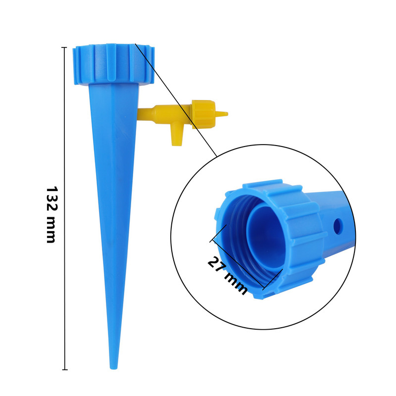 50 gab. Automātiskā pilienveida apūdeņošanas sistēma, pašlaistīšanas smaile augiem, puķu siltumnīcas dārzs, regulējams automātiskais ūdens pilinātājs