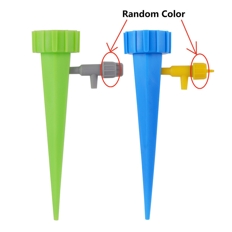 50 gab. Automātiskā pilienveida apūdeņošanas sistēma, pašlaistīšanas smaile augiem, puķu siltumnīcas dārzs, regulējams automātiskais ūdens pilinātājs