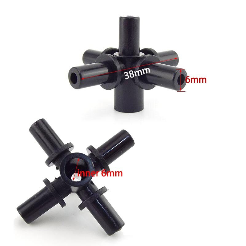 6 мм винт Микро капково напояване Замъгляваща месингова дюза Спрей спринклерна глава 4/7 мм накрайник Конектор за маркуч за вода Поливане на градината