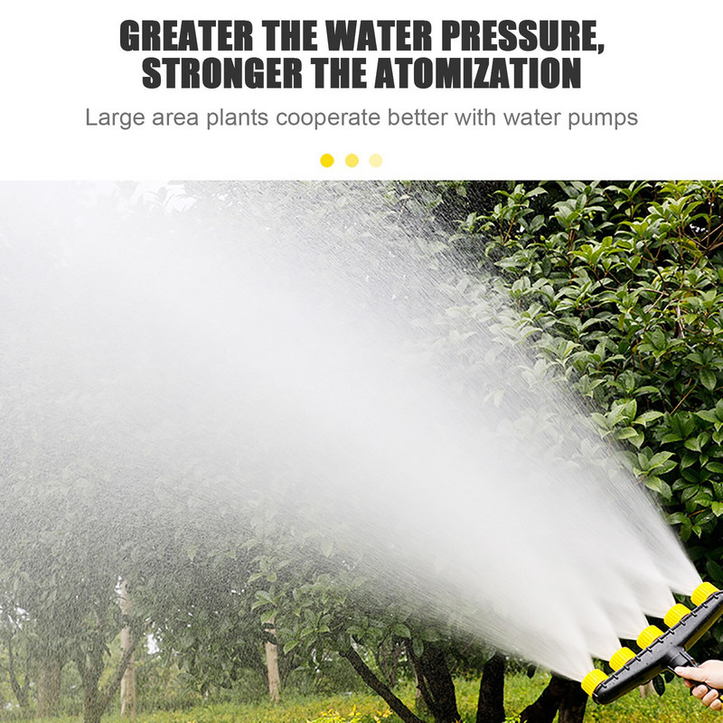 Разпръскващи глави с множество дупки Разпръсквателни глави с множество дупки за поливане на зеленчуци Маркучи за поливане на градината Разпръсквачи Водна пръскачка за градина