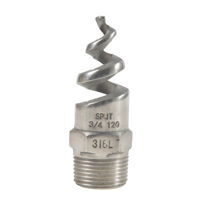 3/8" 1/2" 3/4"1/4" 1" Muški navoj Puni konus Spiralna čelična spiralna mlaznica za zalijevanje od nehrđajućeg čelika 1 KOM