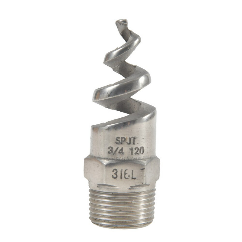 3/8" 1/2" 3/4"1/4" 1" Muški navoj Puni konus Spiralna čelična spiralna mlaznica za zalijevanje od nehrđajućeg čelika 1 KOM