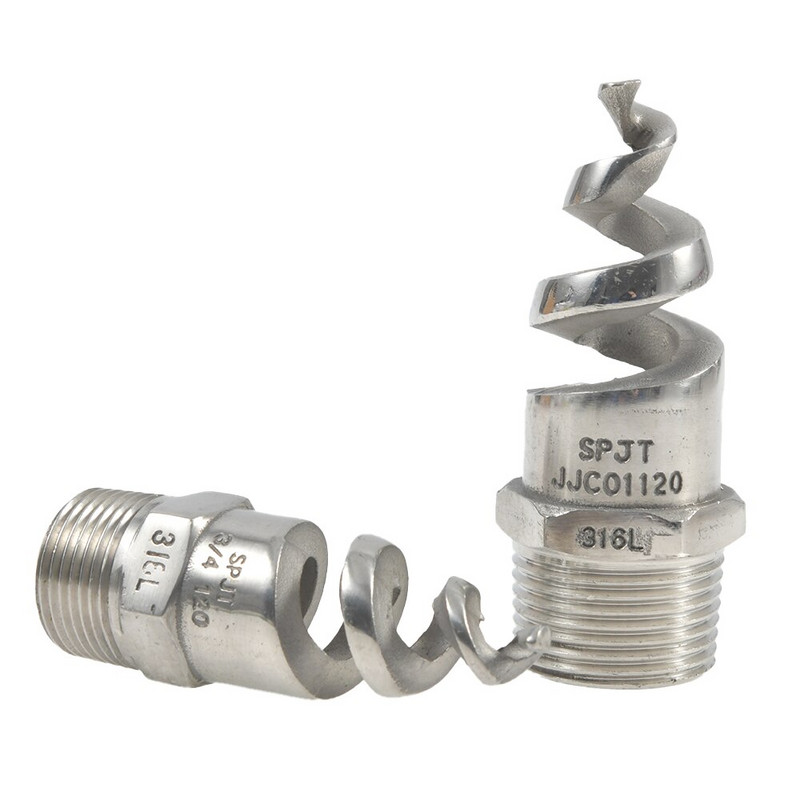 3/8" 1/2" 3/4"1/4" 1" Muški navoj Puni konus Spiralna čelična spiralna mlaznica za zalijevanje od nehrđajućeg čelika 1 KOM