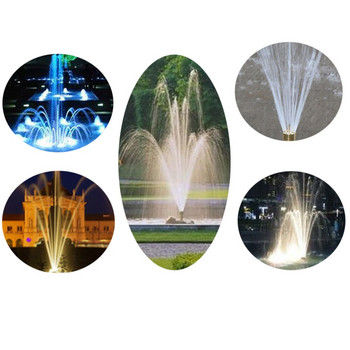 1/2\'\' 3/4\'\' 1\'\' Месингови дюзи за фонтан с вътрешна резба Тип фойерверки Фонтан Градина Пейзаж Цвете Спрей езерце Разпръсквателна глава