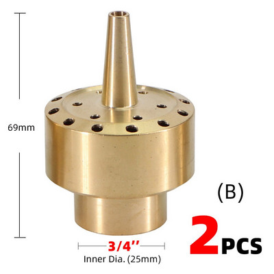 1/2`` 3/4`` 1`` sieviešu vītne Misiņa strūklakas sprauslas Uguņošanas ierīces veids Strūklaka Dārzs Ainava Ziedu smidzināšanas dīķa smidzinātāja galva