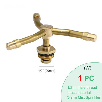 BRASMOYU 24 вида месингови дюзи за замъгляване Градинско медно напояване Охлаждащ спринклер Воден спрей Конектор Фитинги Мъжки Женски