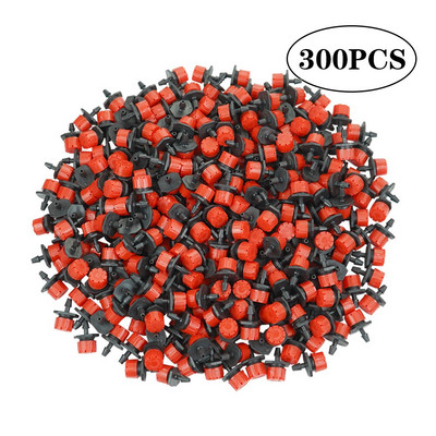 50-800 ΤΕΜ. Ρυθμιζόμενα ακροφύσια κήπου Πότισμα με σταγόνες Πότισμα 1/4`` Anti-Brazing Dripper Emitter Παρτέρια φυτικά