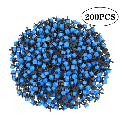 50-800 ΤΕΜ. Ρυθμιζόμενα ακροφύσια κήπου Πότισμα με σταγόνες Πότισμα 1/4`` Anti-Brazing Dripper Emitter Παρτέρια φυτικά