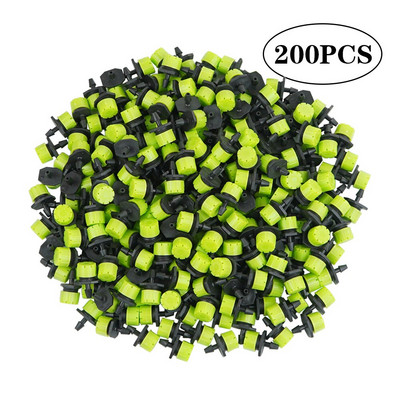 50-800 ΤΕΜ. Ρυθμιζόμενα ακροφύσια κήπου Πότισμα με σταγόνες Πότισμα 1/4`` Anti-Brazing Dripper Emitter Παρτέρια φυτικά