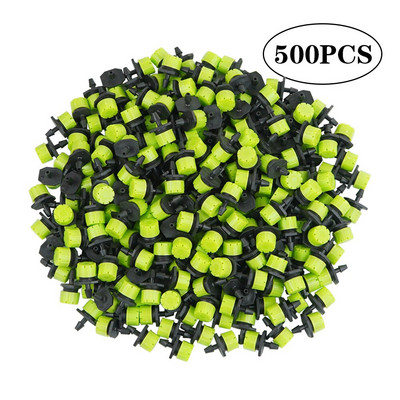 50-800 ΤΕΜ. Ρυθμιζόμενα ακροφύσια κήπου Πότισμα με σταγόνες Πότισμα 1/4`` Anti-Brazing Dripper Emitter Παρτέρια φυτικά