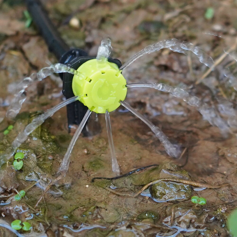 50-800 ΤΕΜ. Ρυθμιζόμενα ακροφύσια κήπου Πότισμα με σταγόνες Πότισμα 1/4`` Anti-Brazing Dripper Emitter Παρτέρια φυτικά