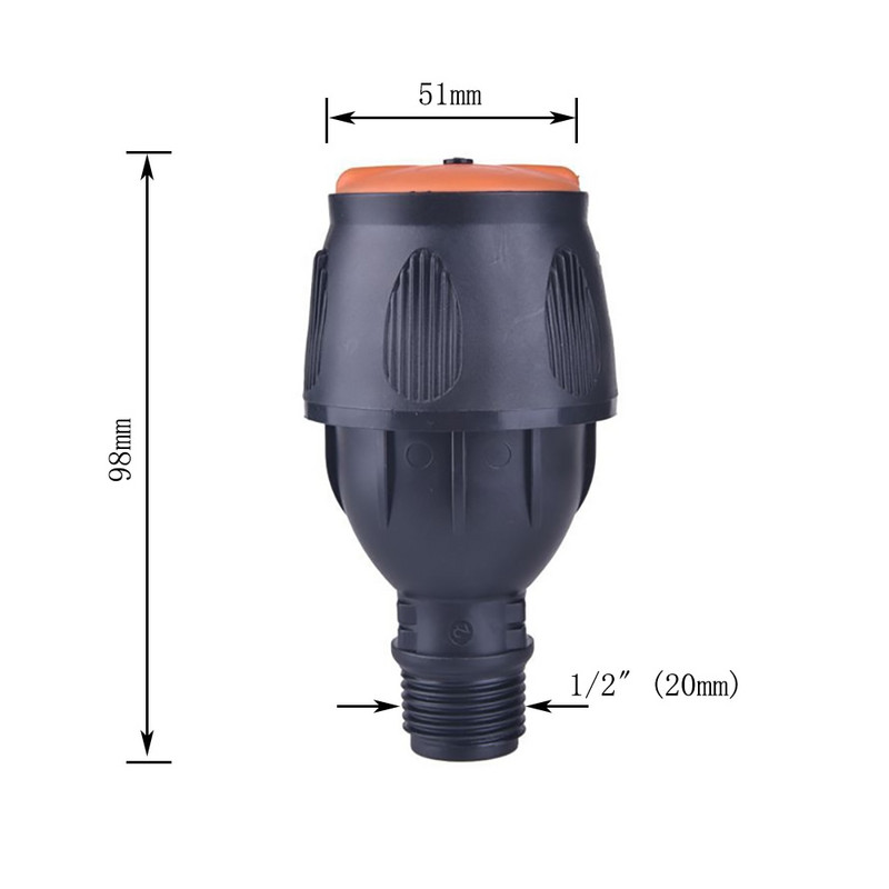 2 комплекта въртящи се на 360 градуса дюзи за поливане на селско стопанство, пластмасови дюзи за средно разстояние, комбинирани инструменти за напояване на градински тревни площи