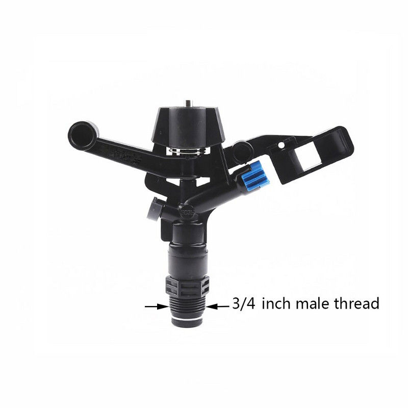 Περιστρεφόμενος ψεκαστήρας 3/4 ιντσών με αρσενικό νήμα 360 μοιρών Περιστρεφόμενος ψεκαστήρας άρδευσης κήπου
