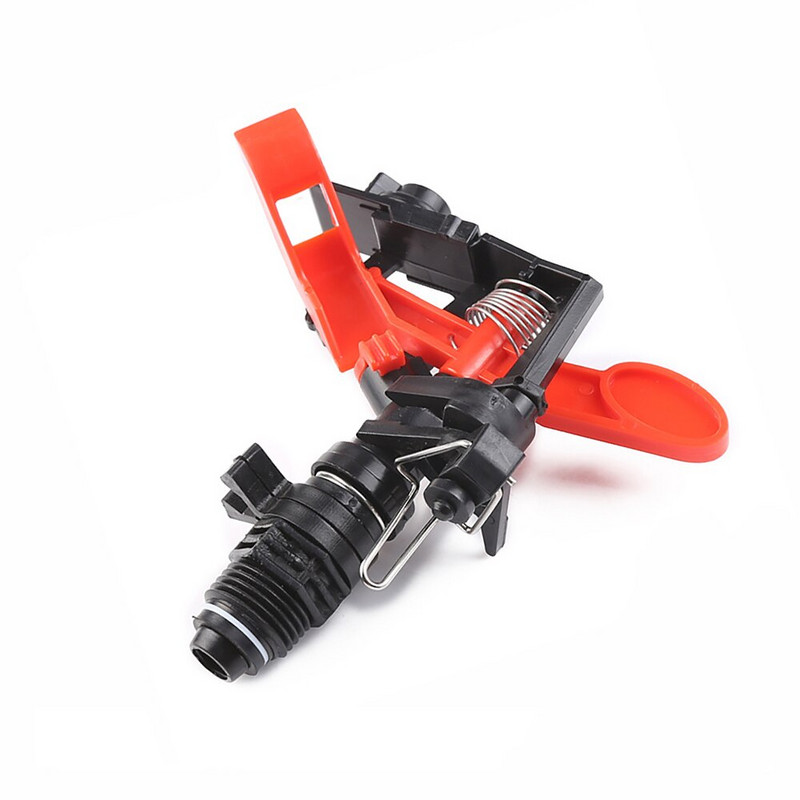 1 бр. 1/2-инчов спринклер с ударно задвижване с мъжка резба, въртящ се на 360 градуса спринклер, инструмент за напояване на оранжерия в селското стопанство