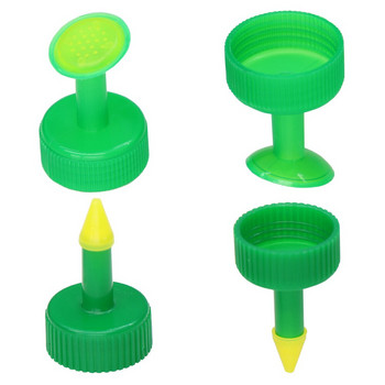 6PCS капачка за бутилка спринклер ID-26,5 мм калибър цветни PVC пластмасови дюзи за поливане бонсай цветя напояване пръскачка глава инструмент