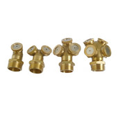 1/2-инчова медна пулверизираща дюза с мъжка резба Пореста градинска селскостопанска пулверизираща медна дюза за охлаждане с високо налягане