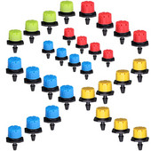 Vrtne podesive mlaznice za kapanje, raspršivači za navodnjavanje s 8 rupa, 1/4'' ivica protiv začepljenja, gredice za cvijeće, zalijevanje povrća