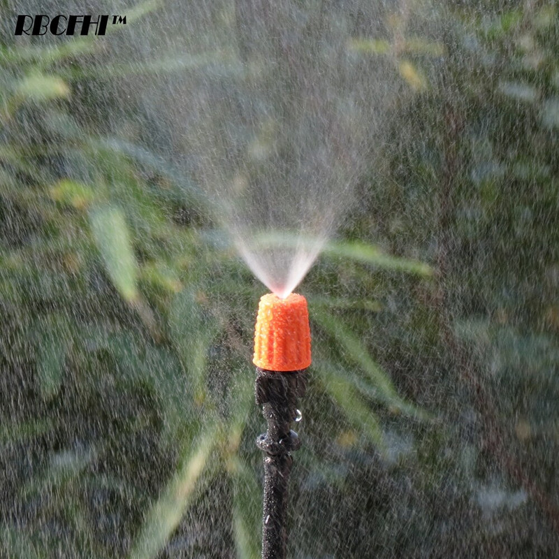 1/4'' 3/8'' Garden Dripper Sprayer Nozzle Watering Misting Atomizing Sprinklers Σύστημα άρδευσης με συνδετήρα με σπειρώματα Tee Barb