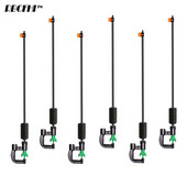 Поливане на градина Фиксиран държач Въртящи се спринклери Накрайник с форма на обувка с 1/4'' маркуч Бар Мини клапан Растения Напояване на оранжерии