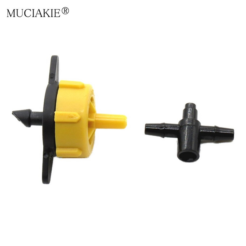 20-500PCS 2L/4L/8L/H Dārza laistīšanas spiediena kompensēts pilinātājs zāliena mikropilienu emitētājs siltumnīcas lauksaimniecības apūdeņošanas rīks