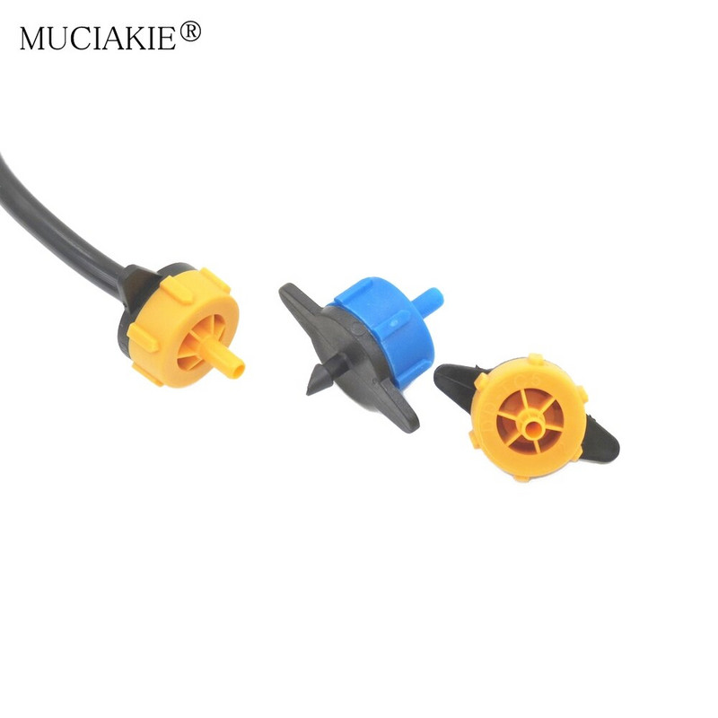 20-500PCS 2L/4L/8L/H Dārza laistīšanas spiediena kompensēts pilinātājs zāliena mikropilienu emitētājs siltumnīcas lauksaimniecības apūdeņošanas rīks