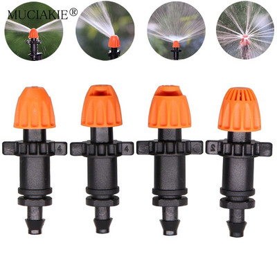 90/180/360/Strip Degree Refraction Ακροφύσια Ψεκαστήρα Garden IrrigationSprinklers Angles Προαιρετικά φυτά Ακροφύσιο ποτίσματος 1/4`` Barb