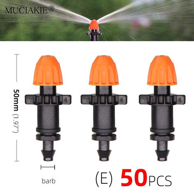 90/180/360/Strip Degree Refraction Ακροφύσια Ψεκαστήρα Garden IrrigationSprinklers Angles Προαιρετικά φυτά Ακροφύσιο ποτίσματος 1/4'' Barb