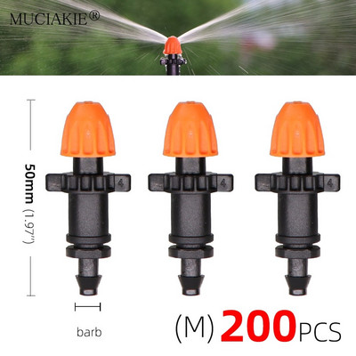 90/180/360/Strip Degree Refraction Ακροφύσια Ψεκαστήρα Garden IrrigationSprinklers Angles Προαιρετικά φυτά Ακροφύσιο ποτίσματος 1/4'' Barb