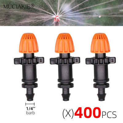 90/180/360/Strip Degree Refraction Ακροφύσια Ψεκαστήρα Garden IrrigationSprinklers Angles Προαιρετικά φυτά Ακροφύσιο ποτίσματος 1/4'' Barb