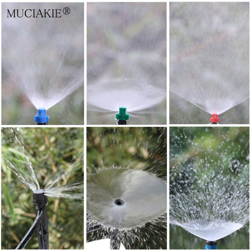15 БР. Градинарство, поливане, капково поливане, 13 см колове, излъчватели, пръскачка, вихров спринклер, подходящ за 4/7 мм маркуч, селскостопански напоителни дюзи за мъгла