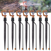 Περιστροφικά ακροφύσια 360 μοιρών τύπου G με πασσάλους Πότισμα Ψεκαστήρες Θερμοκηπίου Κηπουρική Πότισμα Κρεμαστό Σύστημα Ψύξης Ομίχλης