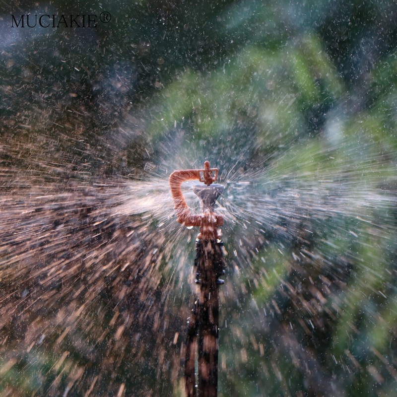 Περιστροφικά ακροφύσια 360 μοιρών τύπου G με πασσάλους Πότισμα Ψεκαστήρες Θερμοκηπίου Κηπουρική Πότισμα Κρεμαστό Σύστημα Ψύξης Ομίχλης