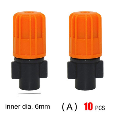 6 mm izsmidzināšanas sprausla dārza laistīšanas smidzinātājs 4/7 mm 8/11 mm 1/2 collas 50 cm kronšteina savienotājs pilienveida apūdeņošanas sistēmas piederumi