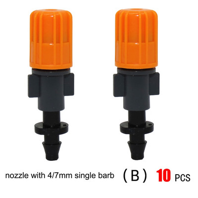 6 mm izsmidzināšanas sprausla dārza laistīšanas smidzinātājs 4/7 mm 8/11 mm 1/2 collas 50 cm kronšteina savienotājs pilienveida apūdeņošanas sistēmas piederumi