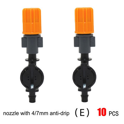 6 mm izsmidzināšanas sprausla dārza laistīšanas smidzinātājs 4/7 mm 8/11 mm 1/2 collas 50 cm kronšteina savienotājs pilienveida apūdeņošanas sistēmas piederumi