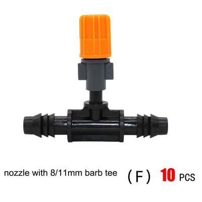 6 mm izsmidzināšanas sprausla dārza laistīšanas smidzinātājs 4/7 mm 8/11 mm 1/2 collas 50 cm kronšteina savienotājs pilienveida apūdeņošanas sistēmas piederumi