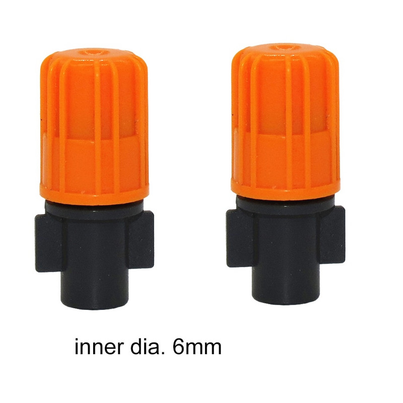 6 mm izsmidzināšanas sprausla dārza laistīšanas smidzinātājs 4/7 mm 8/11 mm 1/2 collas 50 cm kronšteina savienotājs pilienveida apūdeņošanas sistēmas piederumi