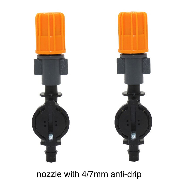 6 mm izsmidzināšanas sprausla dārza laistīšanas smidzinātājs 4/7 mm 8/11 mm 1/2 collas 50 cm kronšteina savienotājs pilienveida apūdeņošanas sistēmas piederumi