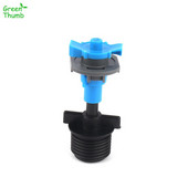 6 kompleta viseće vrtložne mikro raspršivače od 360 stupnjeva u stakleniku plus 1/2" muški navoj s umetanjem atomizirajućeg mikro raspršivača za navodnjavanje