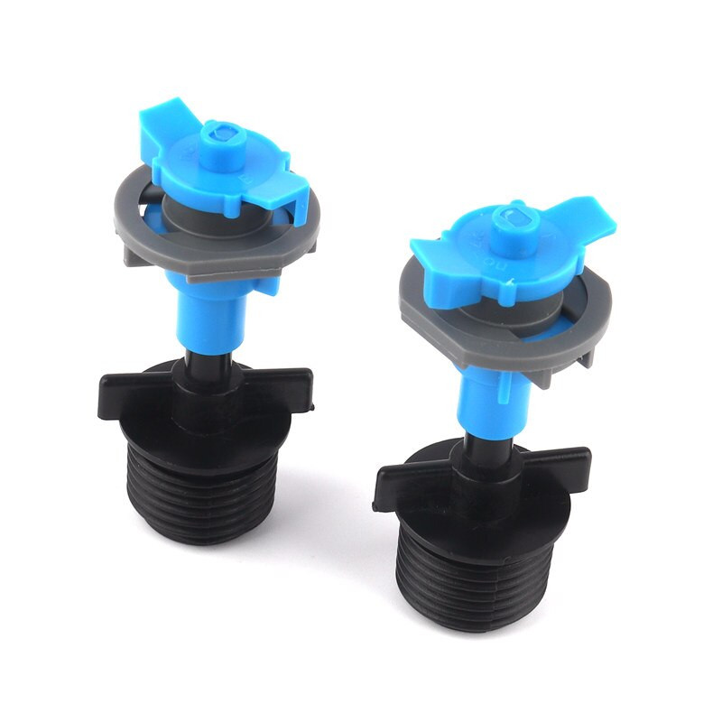 6 kompleta viseće vrtložne mikro raspršivače od 360 stupnjeva u stakleniku plus 1/2" muški navoj s umetanjem atomizirajućeg mikro raspršivača za navodnjavanje