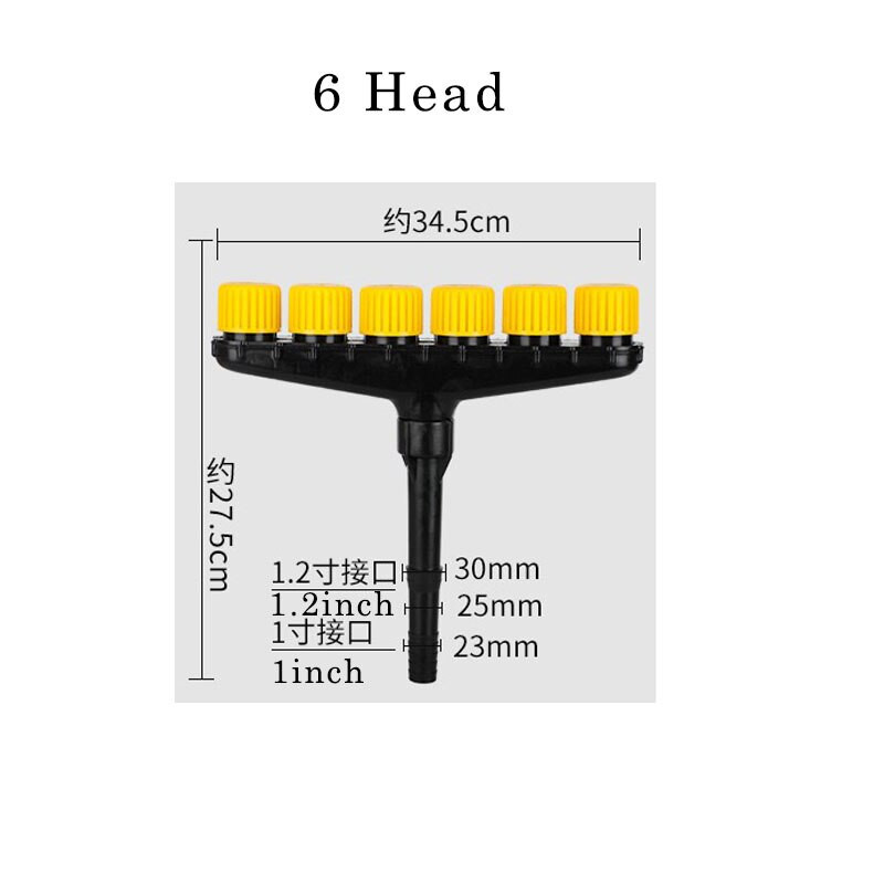 Σπίτι Κήπος Χλοοτάπητα Ψεκαστήρες νερού Γεωργία Ατμοποιητής Ακροφύσια Φάρμας Λαχανικά Πότισμα Σπρέι Ρυθμιζόμενο ακροφύσιο