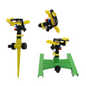 1/2-инчова мъжка резба Двойна изходна кобилица 360 градуса въртящи се струйни пръскачки Градински селскостопански напоителни дюзи 1 бр.